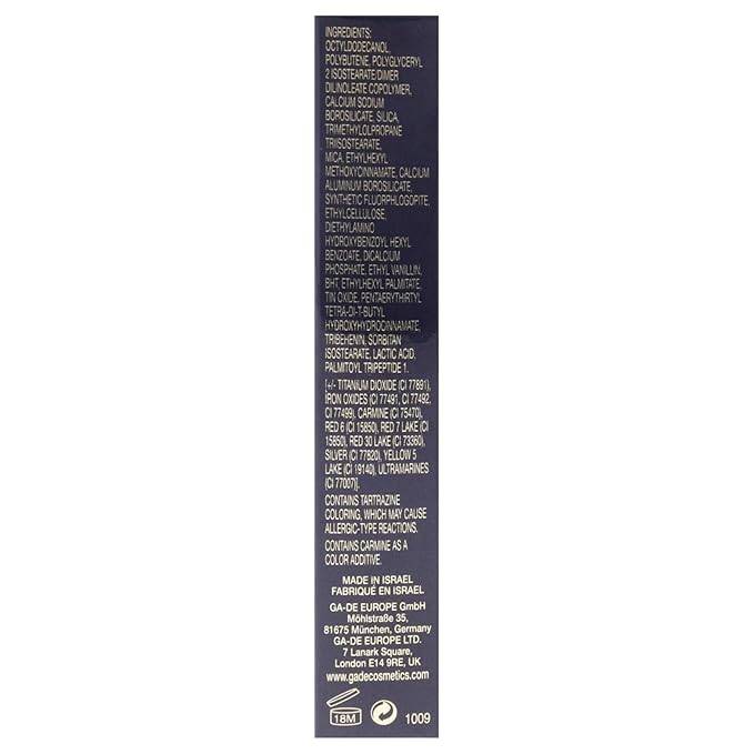 GA-DE Crystal Lights Lip Gloss, 516 - Enriched with Light-Reflecting Crystal Pearls - Smooth Silky, Rich Color - Moisturizes and Adds Shine - 0.2 oz