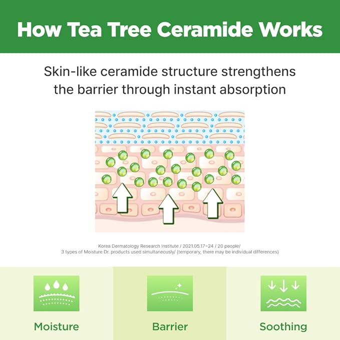 ISOI Moisture Dr. Soothing Toner with Tea Tree Ceramide, 4.39 fl oz