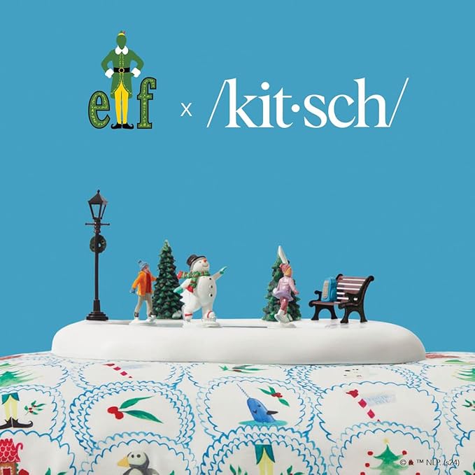 Kitsch x Elf North Pole Satin Pillowcase - Standard Size 19x36