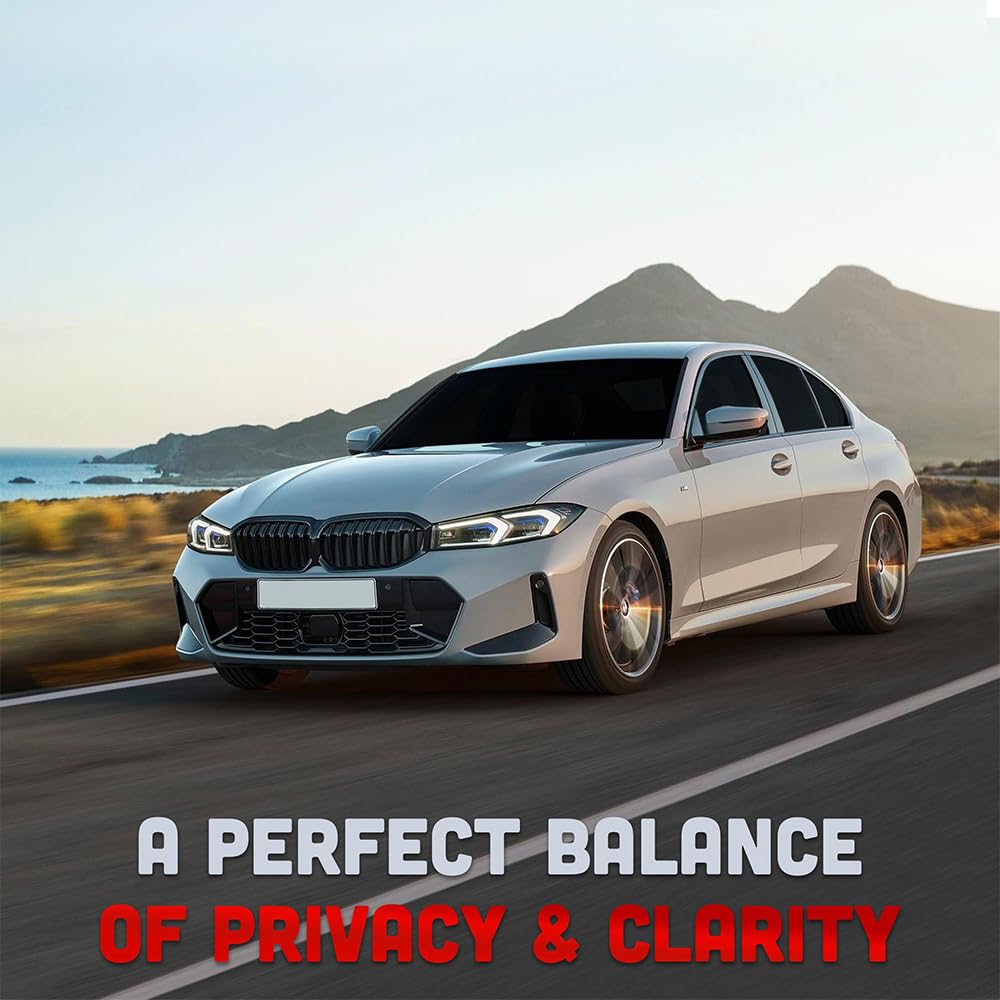 United 3% VLT Professional Window Tint Film - 24" x100' Upgraded 1 Mil Dyed PET Film - 99% UV Block Privacy Car Window Tint for Truck, Home - Heat & Glare Control