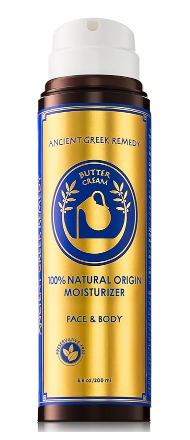 Organic Face Moisturizer for Dry Skin, Hydrating Facial & Body Butter Cream
