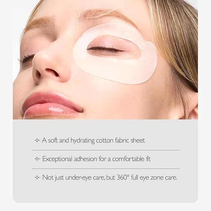 Genabelle PDRN 360° Rejuvenating Eye Mask – Full Eye Area Eye Patches for Hydration, Firming & Elasticity with PDRN & Peptides – Targets Dark Circles, Puffiness & Fine Lines, Glass Skin – 3.38 fl oz.
