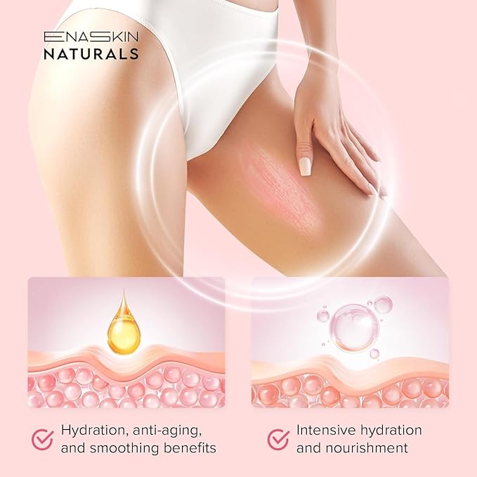 Cellulite Remover for Legs & Inner Thigh- Skin Tightening Lotion for Womens' Booty, Stomach & Belly