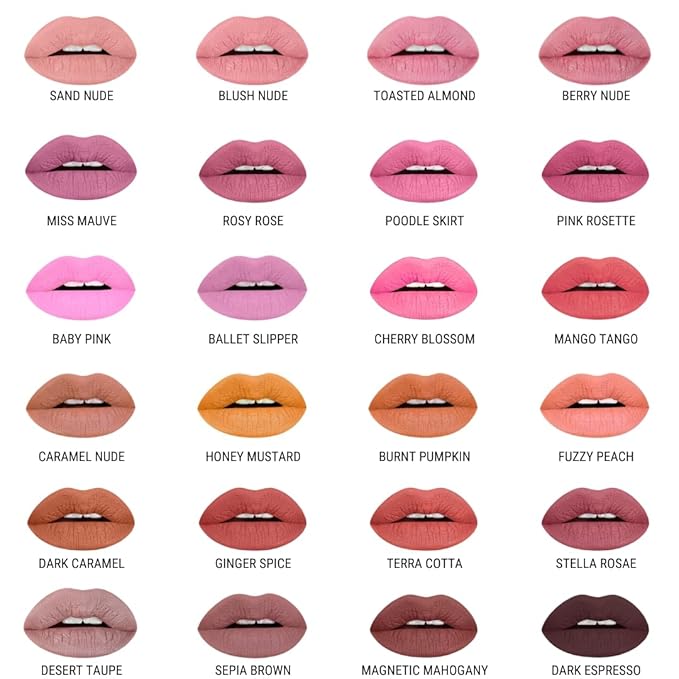 Aromi Peachy Beige Nude Matte Liquid Lipstick (Fuzzy Peach)
