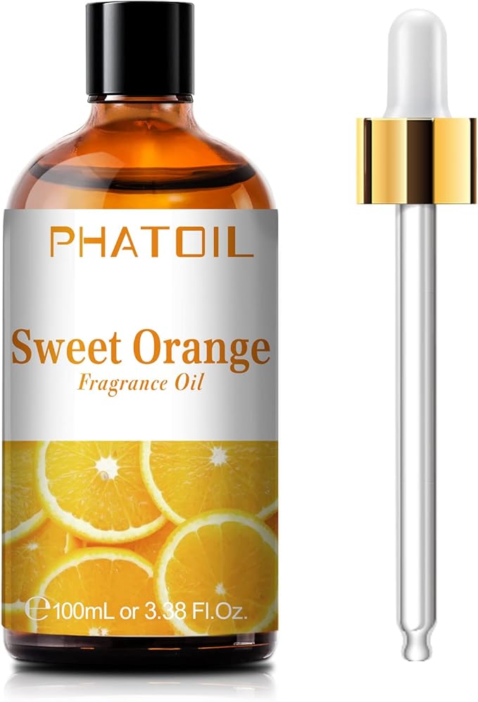 PHATOIL Sweet Orange Fragrance Oil for Diffuser Aromatherapy 3.38FL.OZ
