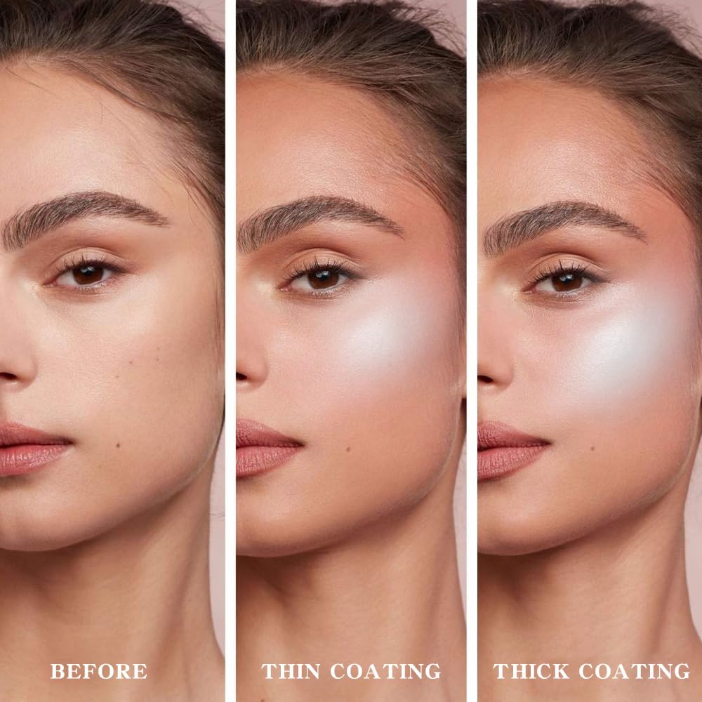 HHLTOH Matte Blush Powder for Cheeks, Cruelty Free Makeup – Long Lasting Natural Face Blusher Makeup, Lightweight Blendable Cheek Color Palette for Women All Skin Tones - #03 Pastel Blue