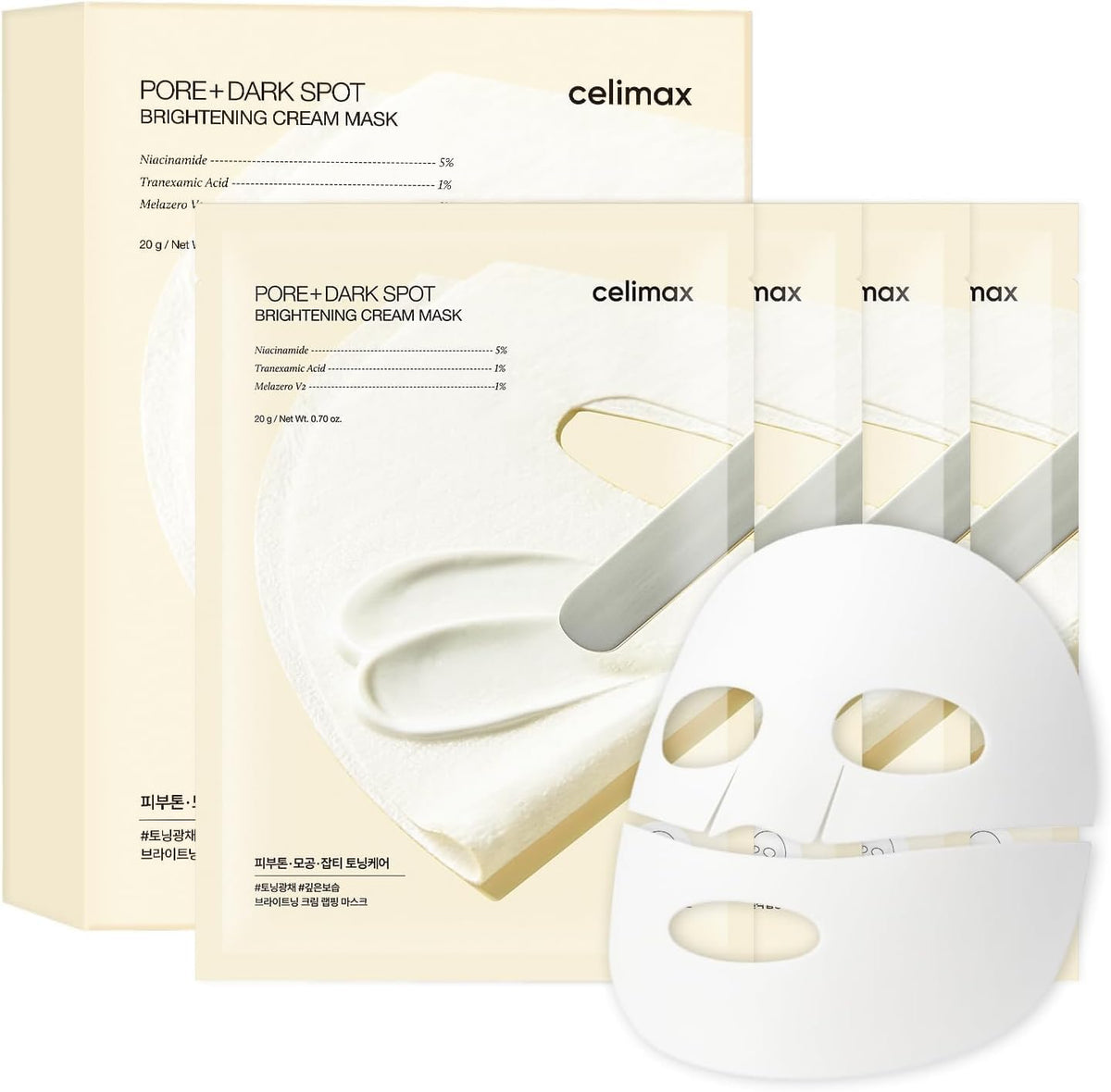 celimax Pore+Dark Spot Cream Mask 4EA