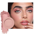 HHLTOH Single Soft Rose Pink Matte Powder Blush Palette Face Makeup, Blush for Looks Younger Cheeks, Monochrome Cream Blushes Lightweight Long Lasting, Blush for Women All Skin Tones Paleta de, 01