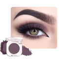 HHLTOH Eggplant Purple Matte Single Eyeshadow, Deep Dark Mauve Plum Purple Matte Eyeshadow Palette Makeup, Neutral Powde Eye Shadow for Mature Skin, Pigmented Waterproof, Vegan & Cruelty-Free