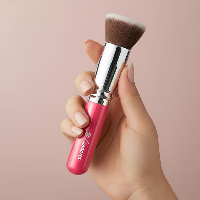 Lamora Flat Top Kabuki Foundation Brush - Liquid Cream Powder Face Brush