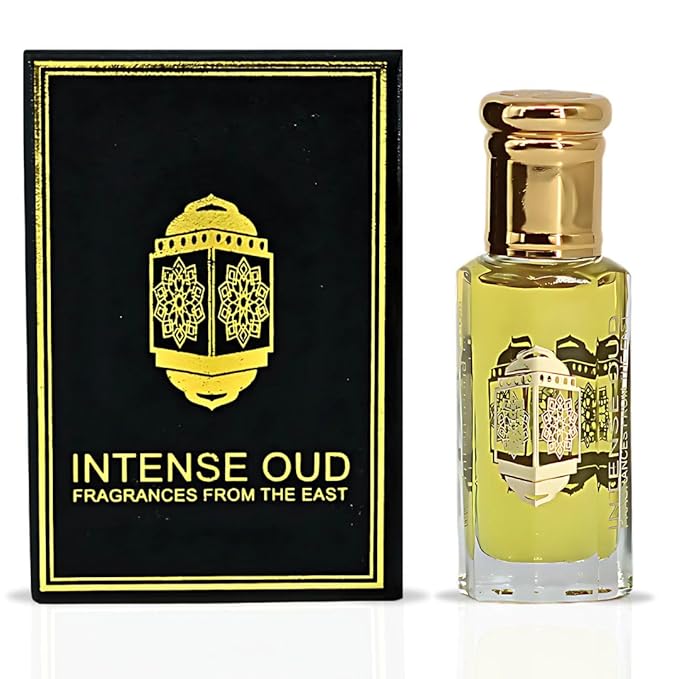 INTENSE OUD Addiction Long Lasting Arabian Perfume Oils for Women 12ML (0.40 OZ) Concentrated Perfume Oil with Citrusy Orange & Floral Notes - Fragrance Oil & Valentines Day Gift With Black Box