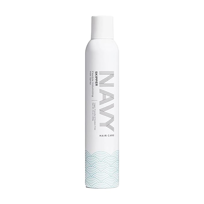 NAVY HAIR CARE Skipper Thickening and Volumizing Hair Spray | Flexible Hold with Buildable Volume for Fine, Thin Hair | Brushable Finish, Humidity Resistant, Fast-Drying | 10 Oz