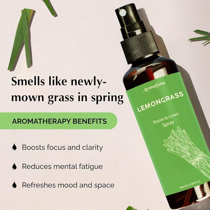 Lemon Air Freshener Spray for Room, Linen & Pillow 100ml by Aromafume