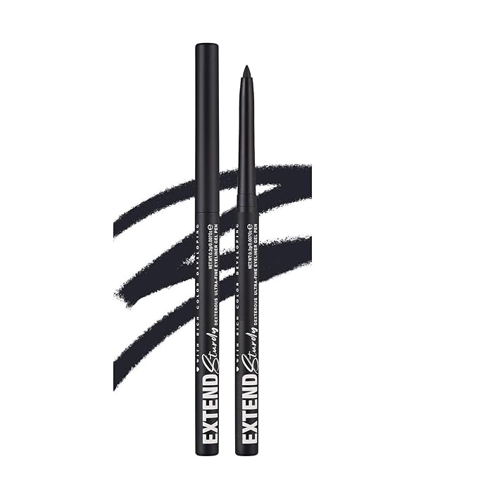 Mefyhtune Waterproof Eyeliner black Shimmer Retractable Black Gel Eyeliner Smudge-proof Hypoallergenic Makeup (11#)