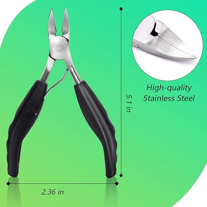 Heavy Duty Ingrown Toenail Clippers, Stainless Steel Toe Nail Trimmer