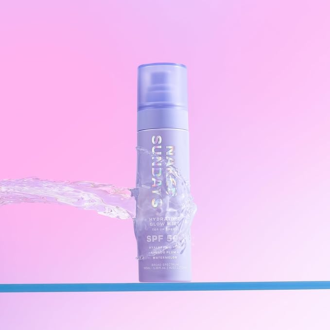 Naked Sundays SPF 50 Hydrating Glow Sunscreen Mist, 75ml