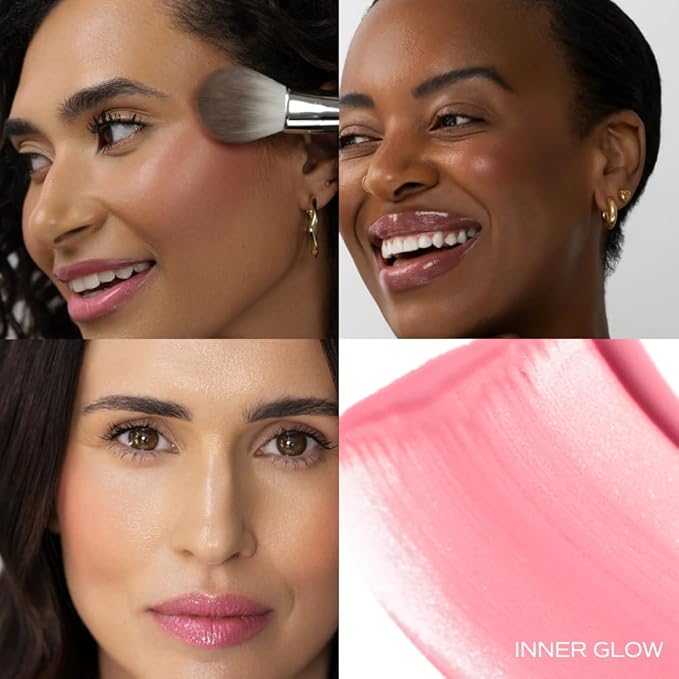 SONELA Blissful Moment Dewy Liquid Blush — Buildable, Adaptogens + Hyaluronic Acid, Long-Lasting, Vegan, Clean Makeup, 0.27 fl oz