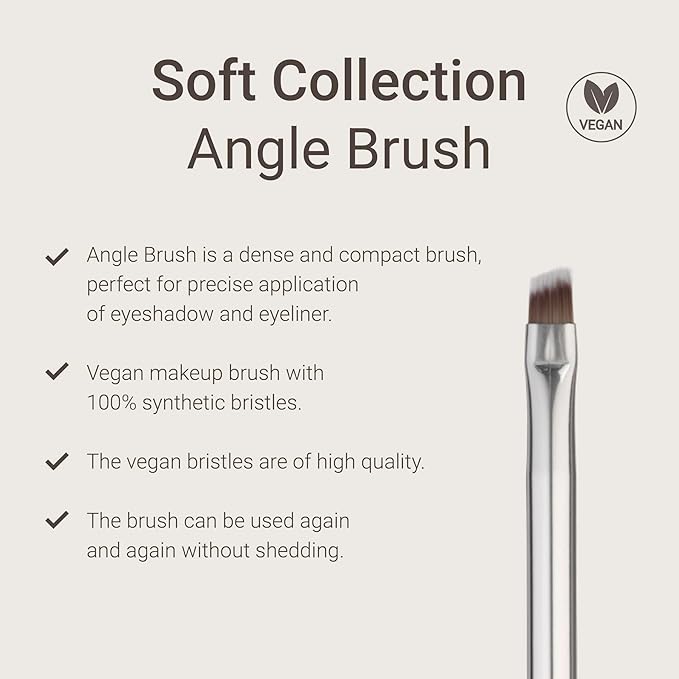 Sandstone Scandinavia Angled Eyeliner Brush
