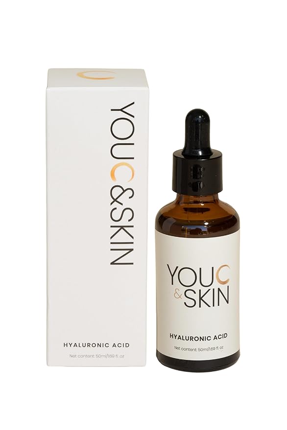You C & Skin Hyaluronic Acid Serum with Snail Mucin + Niacinamide + Alpha-Arbutin – Glass Skin Hydration Serum, Pore Minimizing, Radiance-Boosting – All Skin Types – 1.7 fl oz
