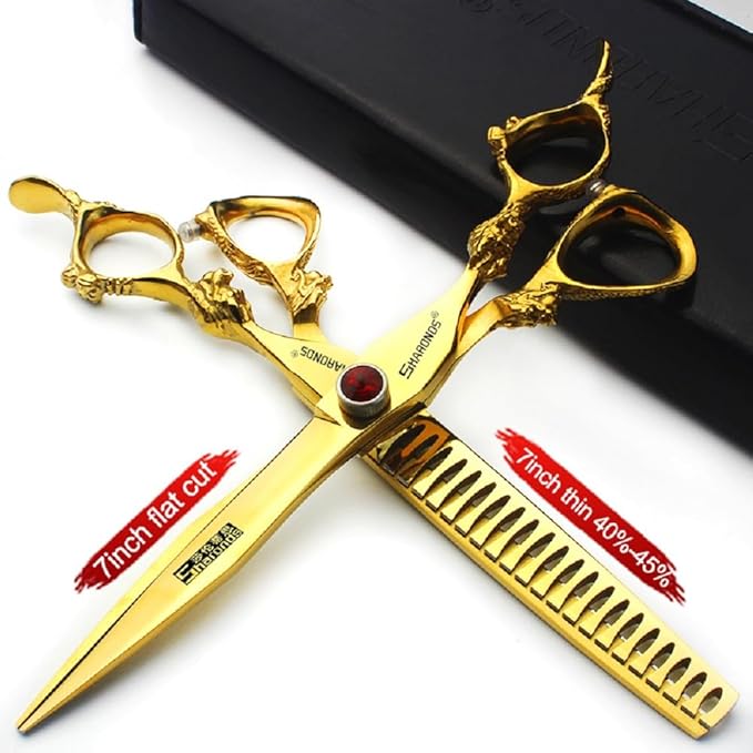 6/7 inch scissors salon hairdresser hair cutting hairstyle(7 inch 2pc-B)