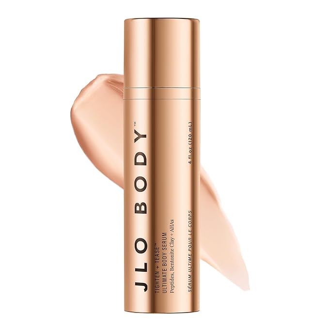JLO BEAUTY Tighten + Tease Exfoliating Firming Body Serum, AHAs, 4.06 Oz