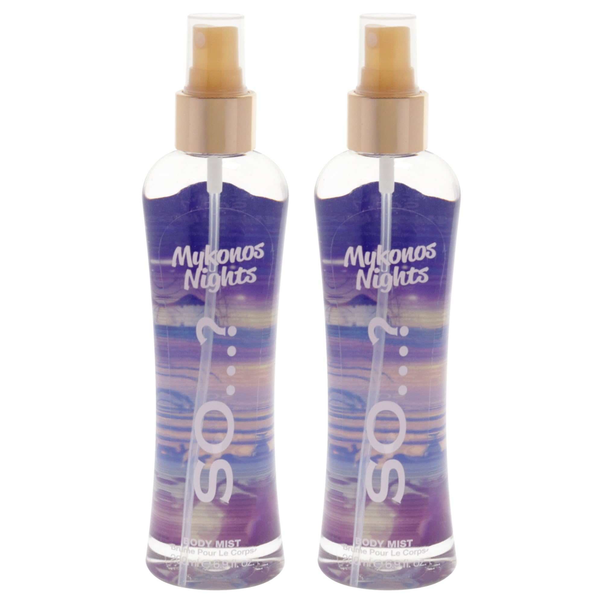 Mykonos Nights Body Mist by So…? for Women - 6.9 oz Body Mist - Pack of 2