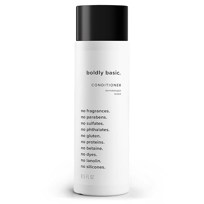 Boldly Basic Fragrance Free Conditioner - Unscented - Dermatologist Tested