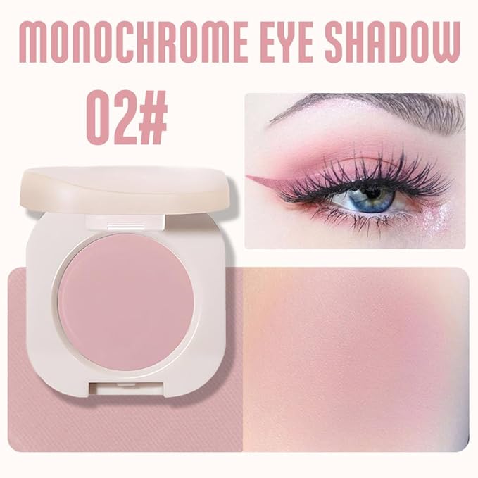 FeiCuiYun Matte Eyeshadow Palette Makeup for Older Women, Matte Nude Pink eyeshadow For Green Blue Eyes, Holographic Multichrome Cream Iridescent Single Monochrome Eye Shadow Makeup