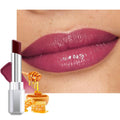evpct Plum Cherry Honey Lipstick Tinted Lip Balm, Wine Burgundy Moisturizing Tinted Lip Oil Stick Lipstick for Older Women, Sheer Lightweight Hydrating Shine Tinted Lip Color Gloss Tint Stain