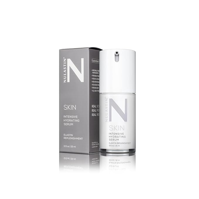 NULASTIN Elastaplex & Hyaluronic Acid Serum for Face, Lips & Décolleté - SKIN Intensive Hydrating Serum - Promote Dewy Radiance in Aging Skin (0.5 oz)