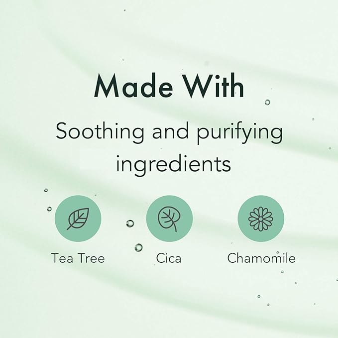 Rael Bamboo Face Sheet Masks, Daily Hydration Skincare (Tea Tree, 5 Ct)