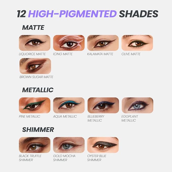 Wonderskin Eyeliner Pencil, 1440 Longwear Pink Eyeliner Pencil - Waterproof, Sharpenable & Smudge Proof (Icing)