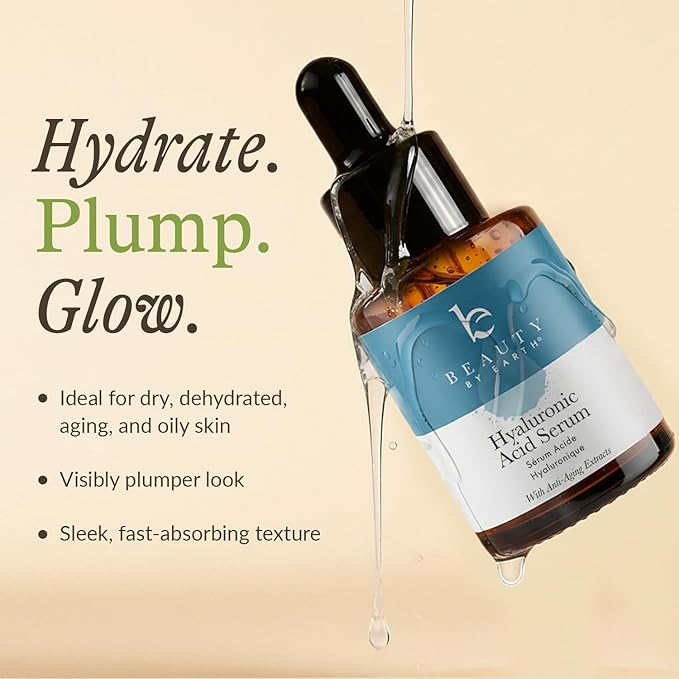 Hyaluronic Acid Serum for Face - USA Made with Natural, Organic Ingredients
