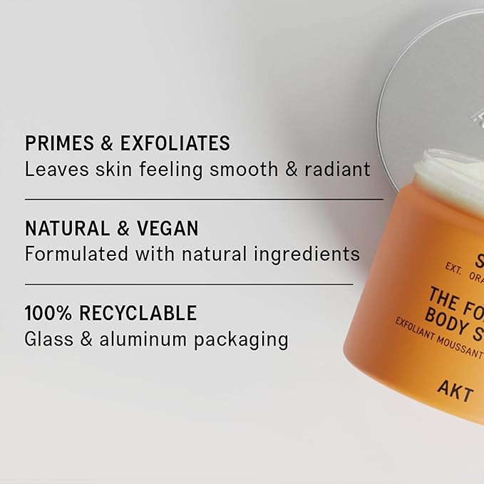 AKT The Foaming Body Scrub, SC.01 Orange Grove, 8.4 Fl Oz, All Genders