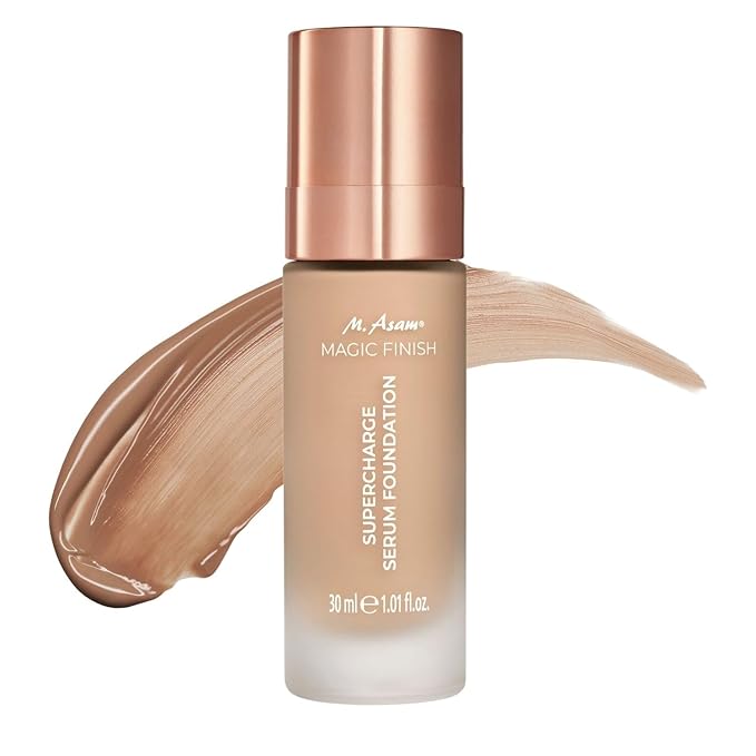 M. Asam Magic Finish Supercharge Serum Foundation True Beige (1.01 Fl Oz)