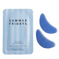Summer Fridays Jet Lag Hydrating Eye Patches - De-puffing Hydrogel Under Eye Masks with Hyaluronic Acid, Caffeine + Peptides - Soothing + Refreshing At-Home + Travel Skin Care (6 Pairs)