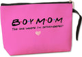 Jztco Boy Mama Makeup Bag, Baby Shower Gifts for Mom First Time Boy, Pink