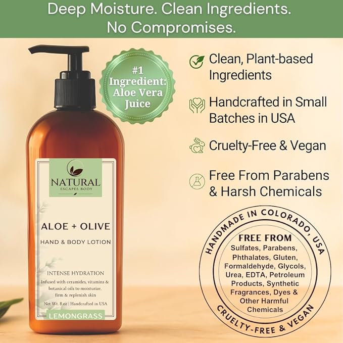 Natural Escapes Lavender & Lemongrass Body Lotion 2-Pack