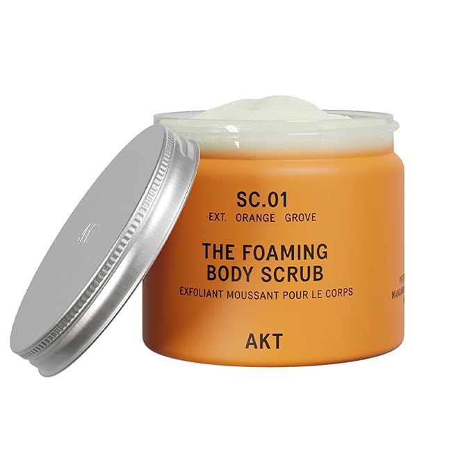 AKT The Foaming Body Scrub, SC.01 Orange Grove, 8.4 Fl Oz, All Genders