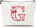 CQM Cherry Bag Initial G Makeup Bag Cherry Gifts for Women Cosmetic Bags