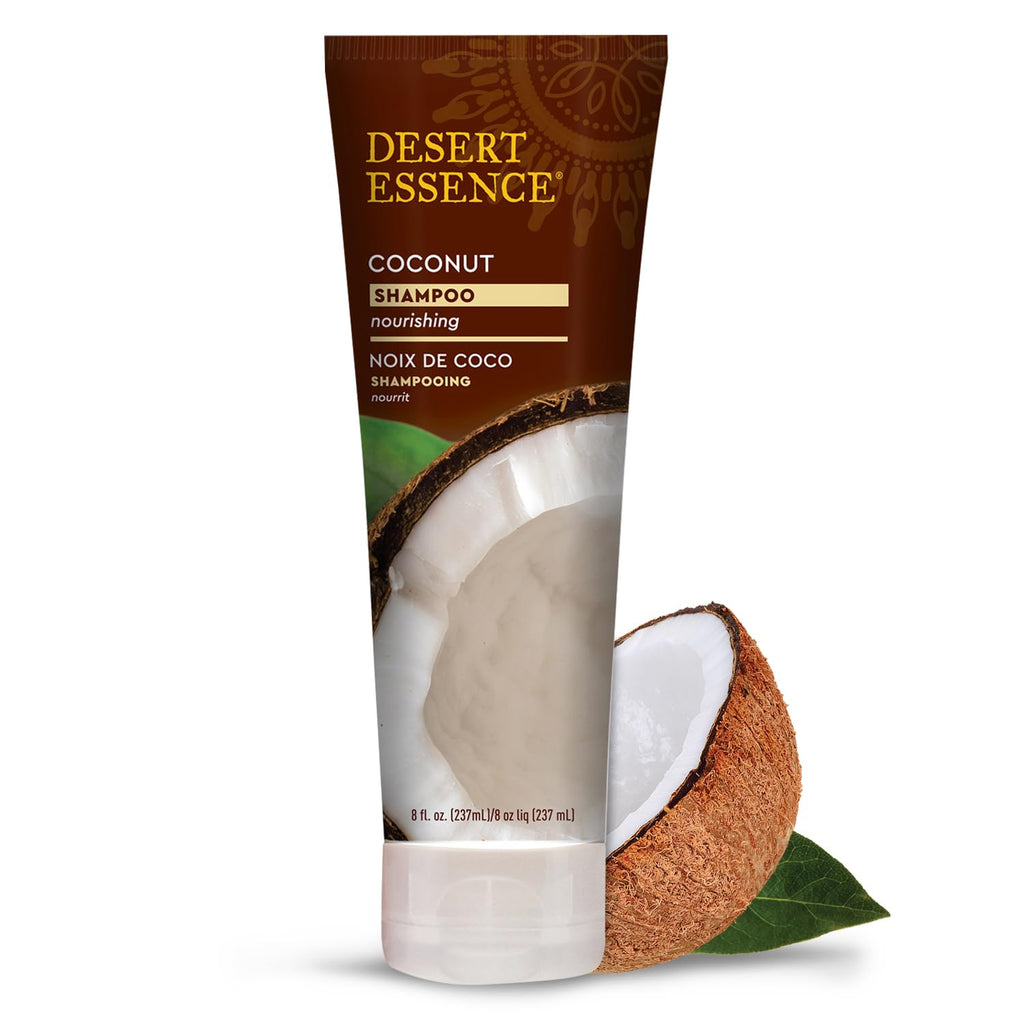 Desert Essence Coconut Shampoo for Dry Hair with Shea Butter, 8 fl oz