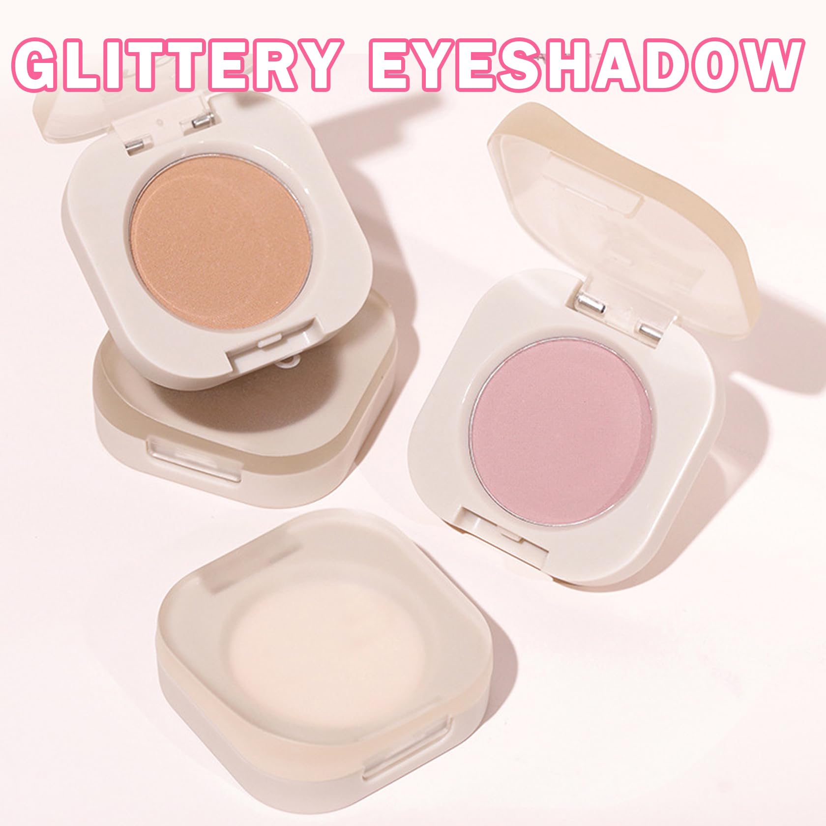 QIUFSSE Dusty Brown Single Eyeshadow,Nude Eyeshadow Primers (05 Cinnamon)