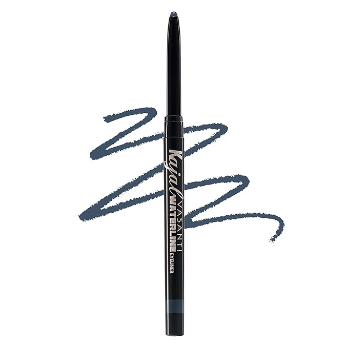 VASANTI Kajal Waterline Eyeliner (Slate Grey) | Long-Lasting, Blendable Waterline Eye Liner | Smudge-Proof and Water-Resistant Eyeliner Pencil for Sensitive Eyes | Ophthalmologist Approved & Tested