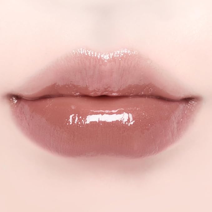 DINTO Blur-Glowy Mini Lip Tint (251 Pax Romana) – Dewy Finish Glowy Korean Lip Tint, Long Lasting All Day Stain, Warm Soft Nude, Vegan & Cruelty-Free, 0.04 fl oz