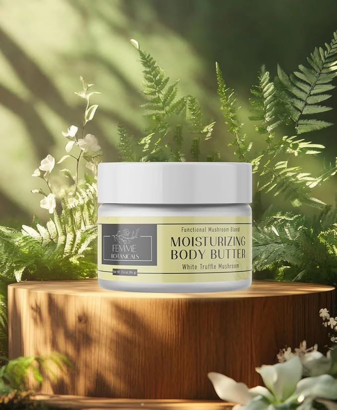 Femme Botanicals Moisturinzing Body Butter with Mushrooms
