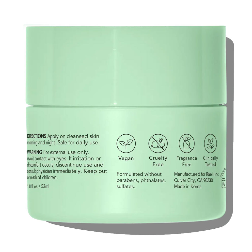 Rael Miracle Clear Skin Barrier Cream Daily Moisturizer, K-Beauty (1.8 oz)
