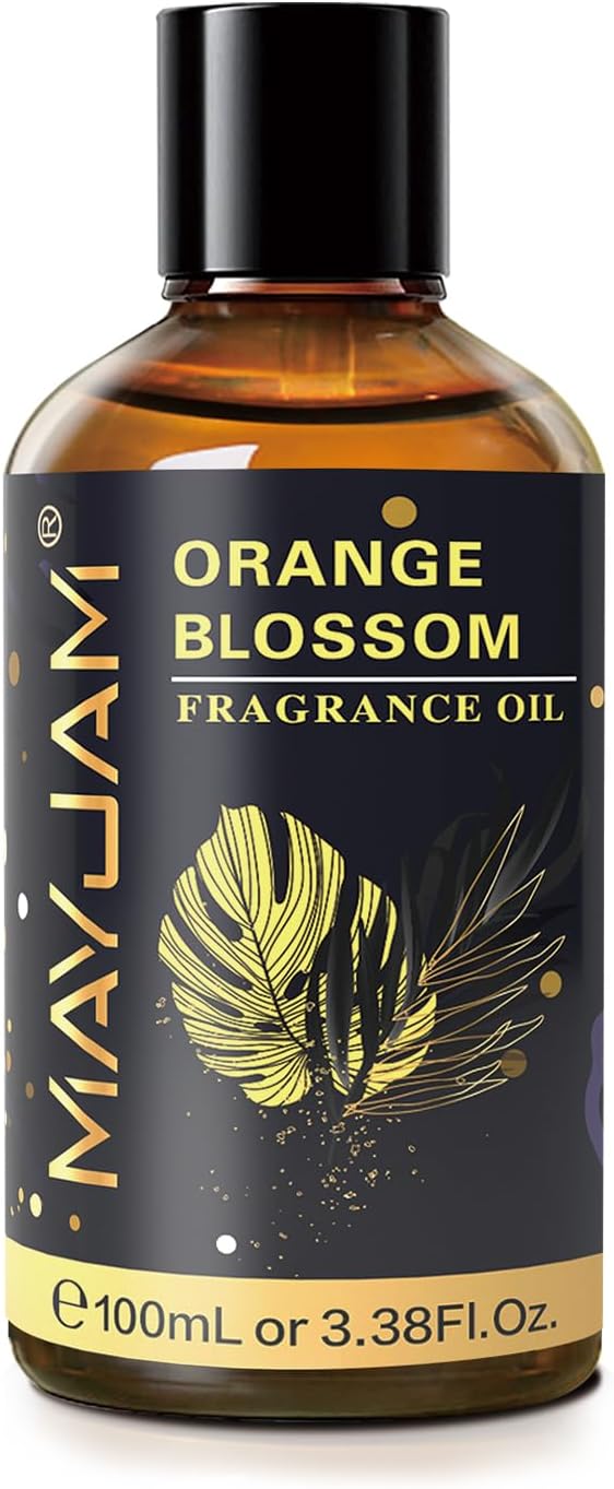 MAYJAM Orange Blossom Fragrance Oil Essential Oils for Diffusers, 3.38FL.OZ