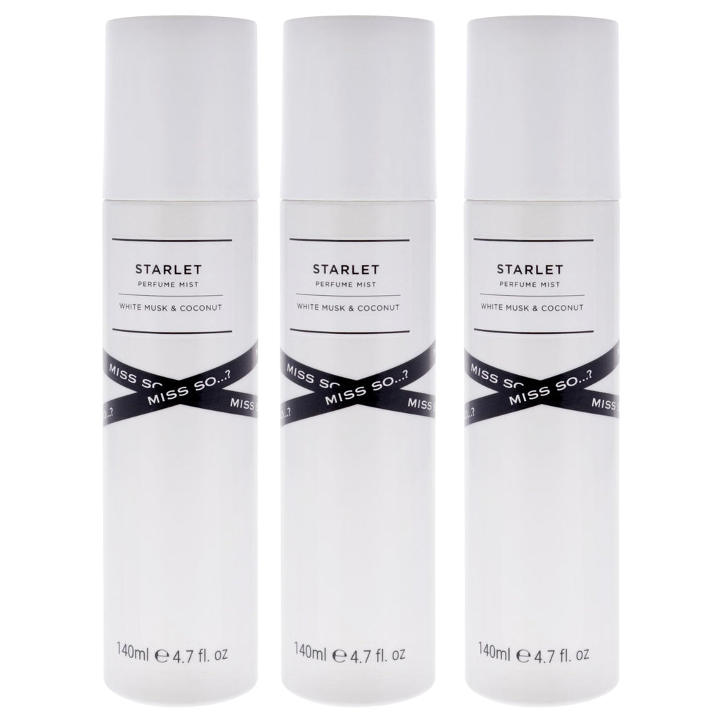 Starlet Perfume Mist by So…? for Women - 4.7 oz Mist - Pack of 3