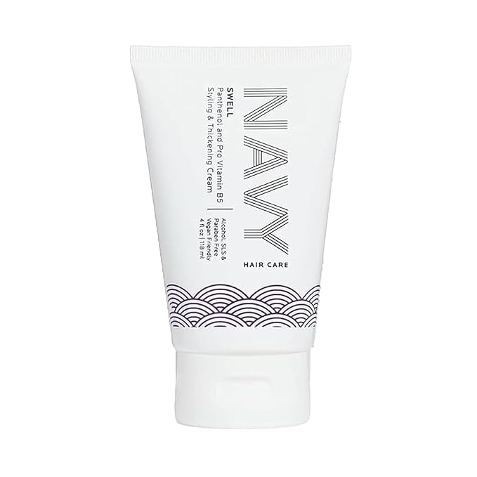 NAVY Swell Thickening Cream | Lightweight Styling Cream For Fine, Flat or Thinning Hair | Adds Volume with Soft Natural Movement | 4 oz
