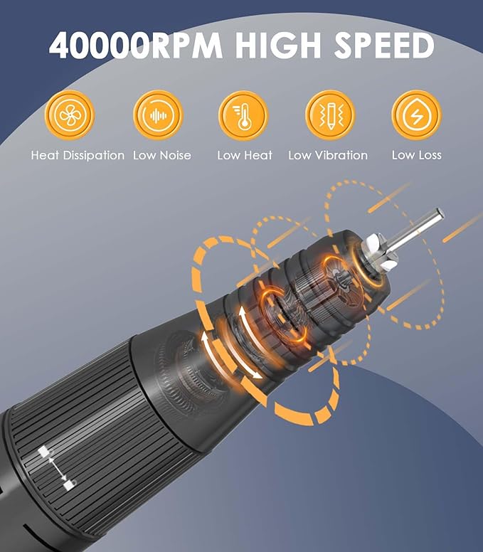 Portable Nail Drill Electric File: Professional E-File for Acrylic Nails